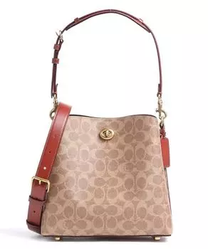 Холщовая сумка-ведро Willow 21 Coach, бежевый