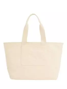 Холщовая сумка weekender на молнии Calvin Klein, кремовый