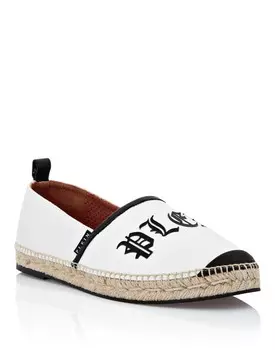 Холщовые эспадрильи Gothic Plein Philipp Plein, белый