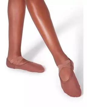 Холщовые балетки Hanami — для детей | Мокко Capezio, коричневый