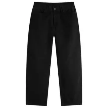 Холщовые брюки Ландон Carhartt Wip, черный