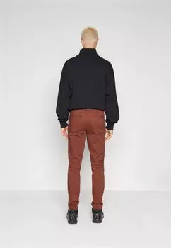 Холщовые брюки Marco Bowie Jack & Jones, шоколадный фондан