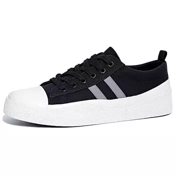 Холщовые кеды мужские низкие Baoda, черный/белый