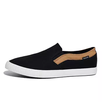 Холщовые кеды мужские низкие Baoda, цвет All Black