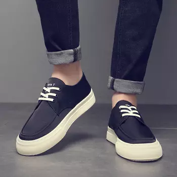 Холщовые кеды мужские низкие белый Oceania Roo