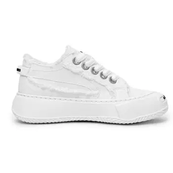 Холщовые кеды мужские низкие белый Slnu3