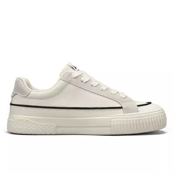 Холщовые кеды мужские низкие бежевый Warrior