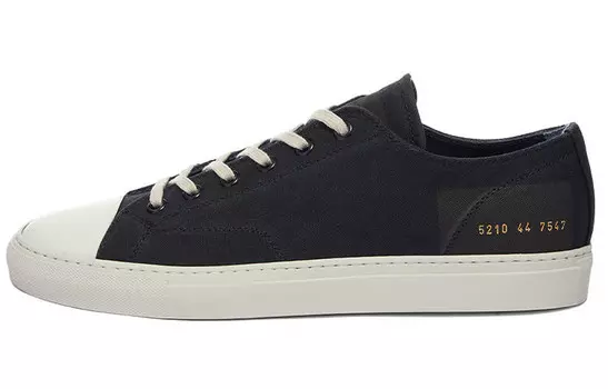 Холщовые кеды мужские низкие черный Common Projects