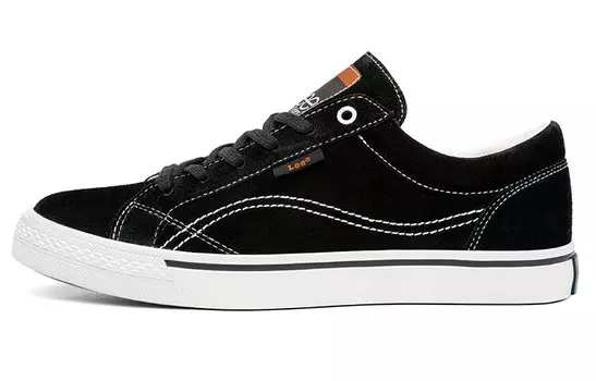 Холщовые кеды мужские низкие черный Lee