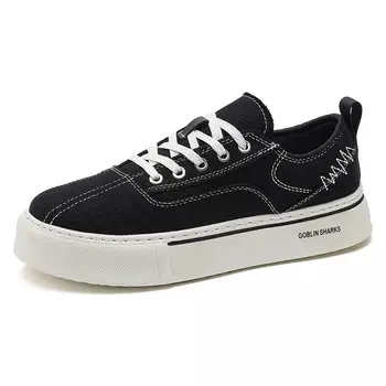 Холщовые кеды мужские низкие Goblin Sharks 1759, зеленый