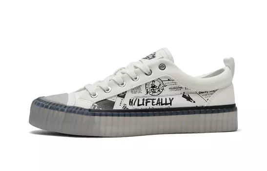 Холщовые кеды мужские низкие Hla, белый