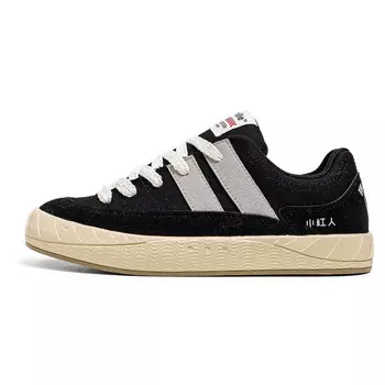 Холщовые кеды мужские низкие Little Red Man, черный