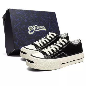 Холщовые кеды мужские низкие Ouglemen, зеленый