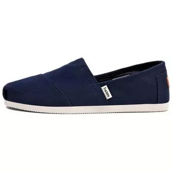 Холщовые кеды мужские низкие темно-синий Tt&Mm