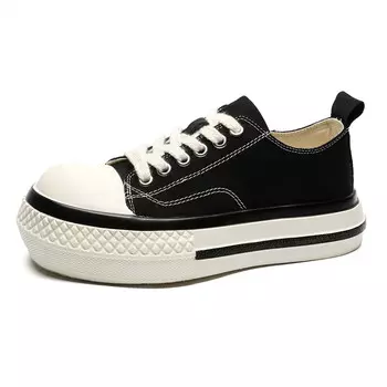 Холщовые кеды мужские низкие Xiwencha, черный