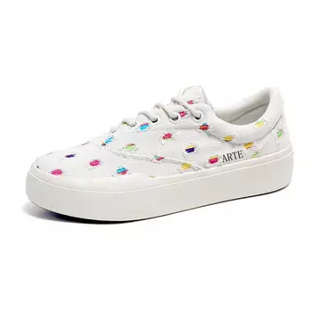 Холщовые кеды унисекс с низким верхом Arte Brotto, зеленый