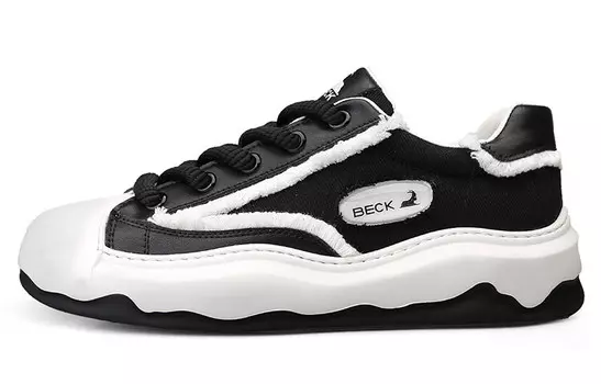 Холщовые кеды унисекс с низким верхом Beck, белый