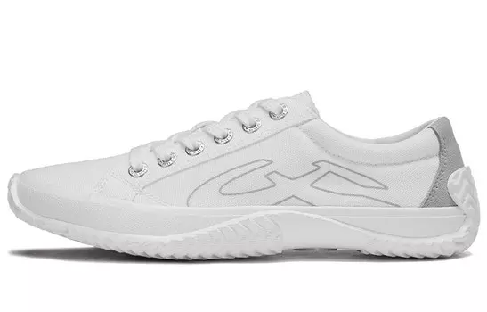 Холщовые кеды унисекс с низким верхом белого цвета Urbanhood