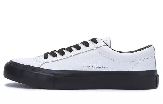 Холщовые кеды унисекс с низким верхом белого цвета Matnut