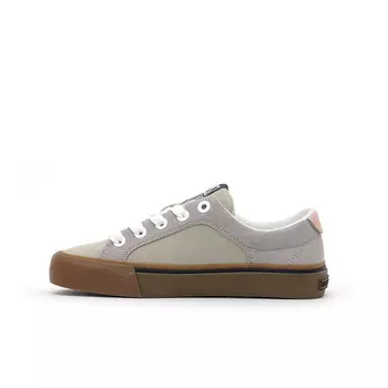 Холщовые кеды унисекс с низким верхом бежевого цвета Sew By Sou
