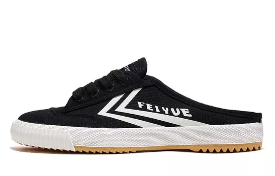 Холщовые кеды унисекс с низким верхом бежевого цвета Feiyue