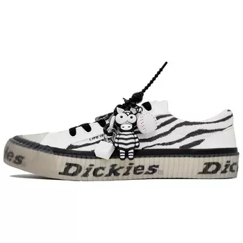 Холщовые кеды унисекс с низким верхом черного цвета Dickies