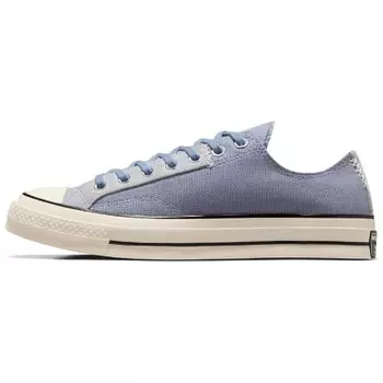Холщовые кеды унисекс с низким верхом Converse, серый/синий