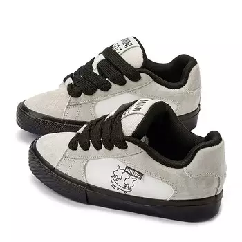 Холщовые кеды унисекс с низким верхом Miniso, цвет Aurora Blue