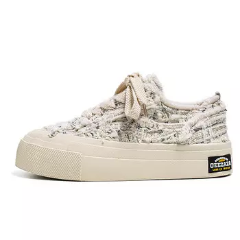 Холщовые кеды унисекс с низким верхом N6K8, черный