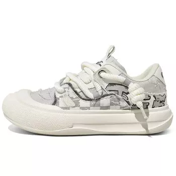 Холщовые кеды унисекс с низким верхом Tcellars, белый