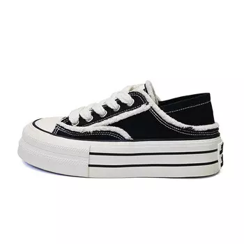 Холщовые кеды женские низкие белый Deerway