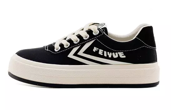 Холщовые кеды женские низкие белый Feiyue