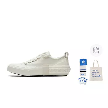 Холщовые кеды женские низкие белый Gongji