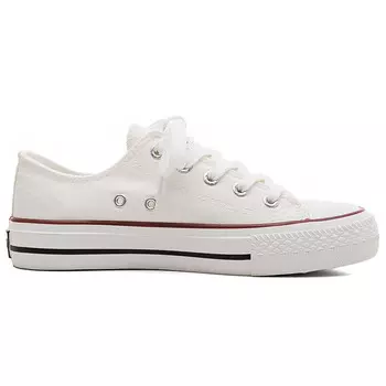 Холщовые кеды женские низкие белый Warrior