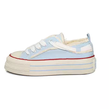 Холщовые кеды женские низкие бежевый B10Crown