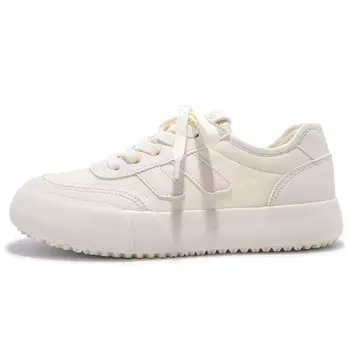 Холщовые кеды женские низкие бежевый Miss Zhang