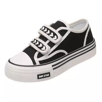 Холщовые кеды женские низкие черный Abcfjg