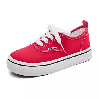 Холщовые кеды женские низкие черный Warrior