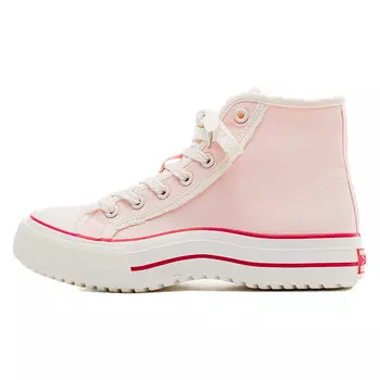 Холщовые кеды женские низкие розовый Warrior, розовый