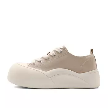 Холщовые кеды женские с низким верхом Belle, цвет Apricot