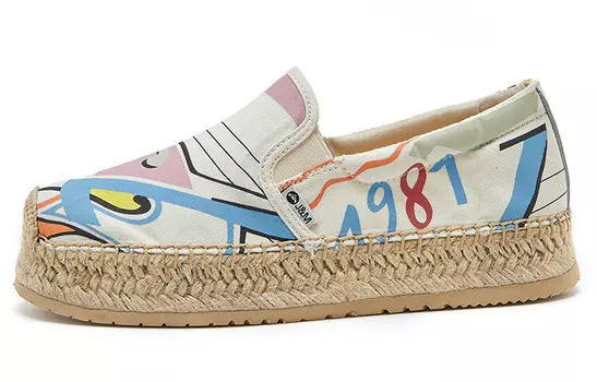 Холщовые кеды женские с низким верхом, белый Joy&Mario