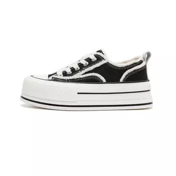 Холщовые кеды женские с низким верхом Daphne, бежевый