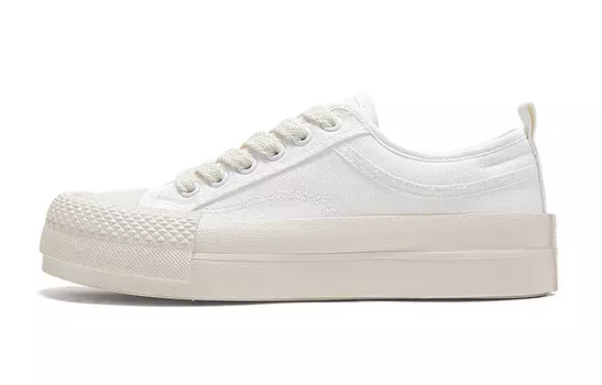 Холщовые кеды женские с низким верхом Feiyue, цвет Burgundy