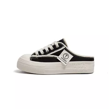 Холщовые кеды женские с низким верхом Humanism 1986, бежевый