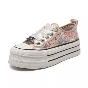 Холщовые кеды женские с низким верхом Kejianni, черный