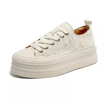 Холщовые кеды женские с низким верхом Mupple, черный