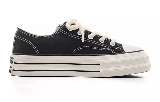 Холщовые кеды женские с низким верхом Renben, бежевый