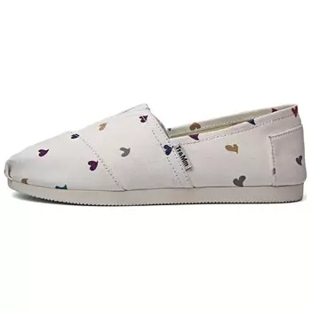 Холщовые кеды женские с низким верхом Tt&Mm, белый