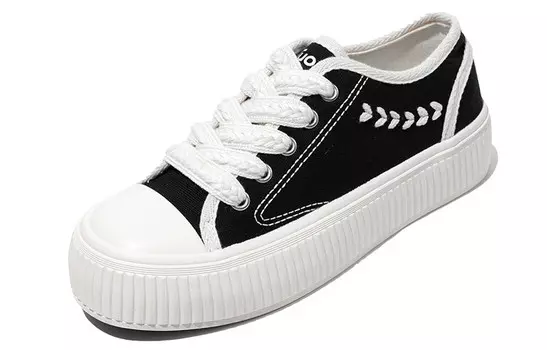 Холщовые кеды женские с низким верхом Tuopin, бежевый