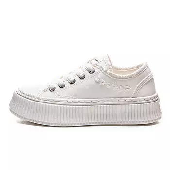 Холщовые кеды женские с низким верхом Warrior, бежевый